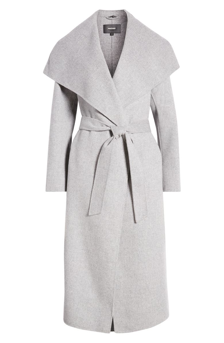Mackage Mai Long Wool Wrap Coat, Alternate, color,