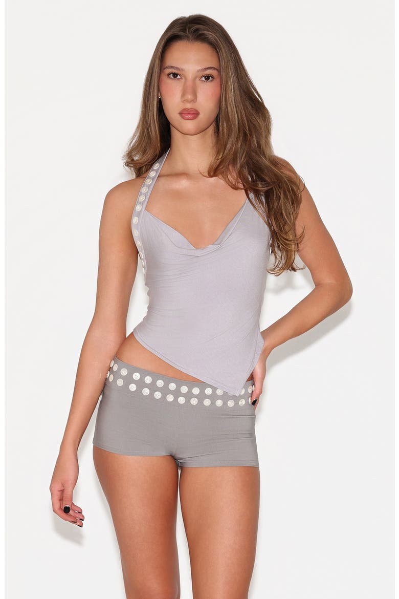 Suki Halter Top, Alternate, color, GREY