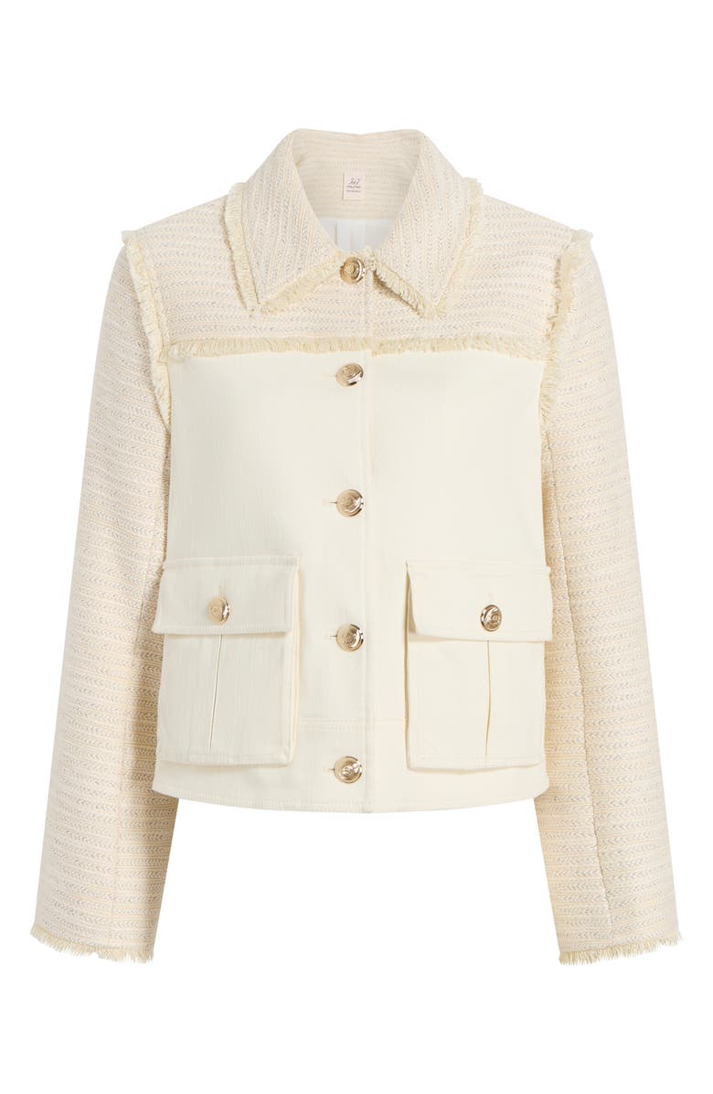 Cinq à Sept Liliana Braided Tweed Jacket, Alternate, color, 