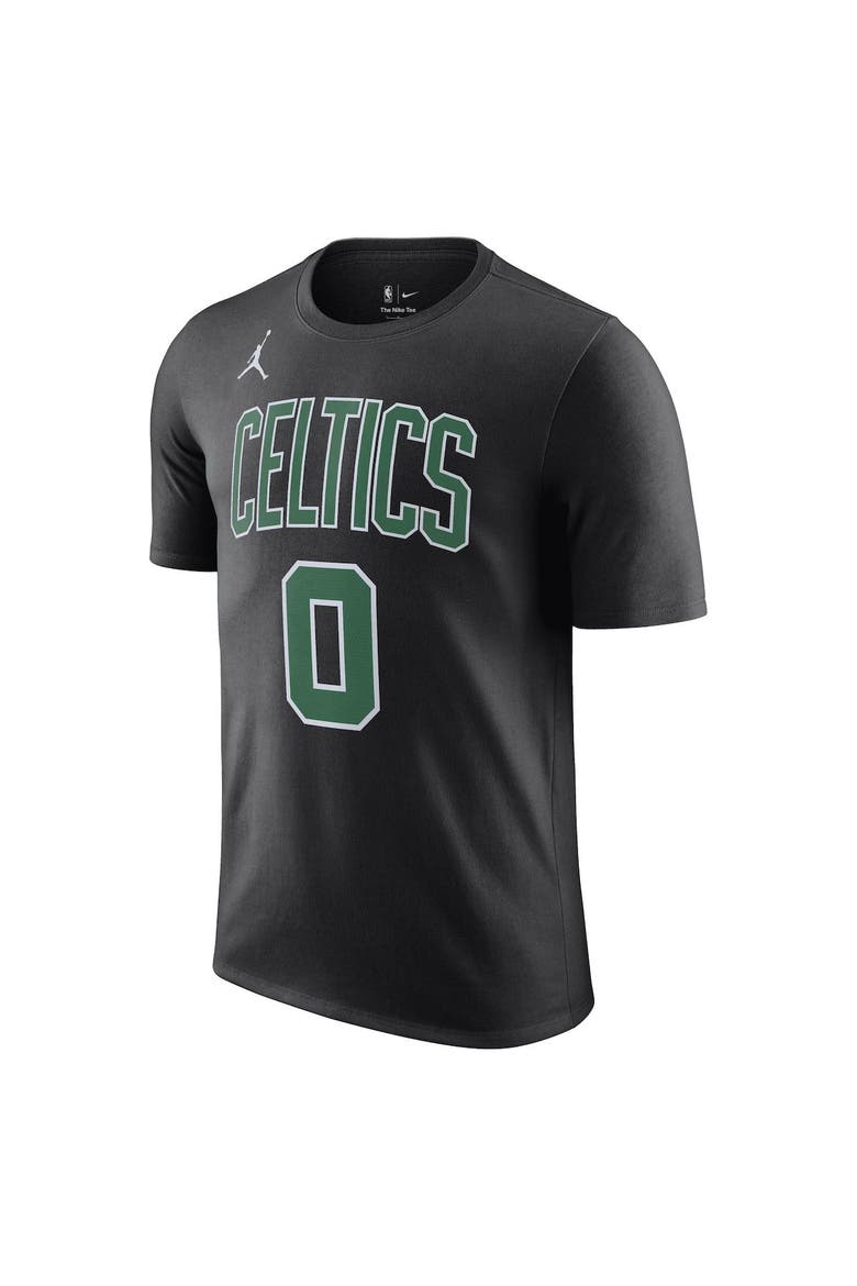 Men's Jordan Brand Jayson Tatum Black Boston Celtics 2022/23 Statement Edition Name & Number T-Shirt, Alternate, color, Black