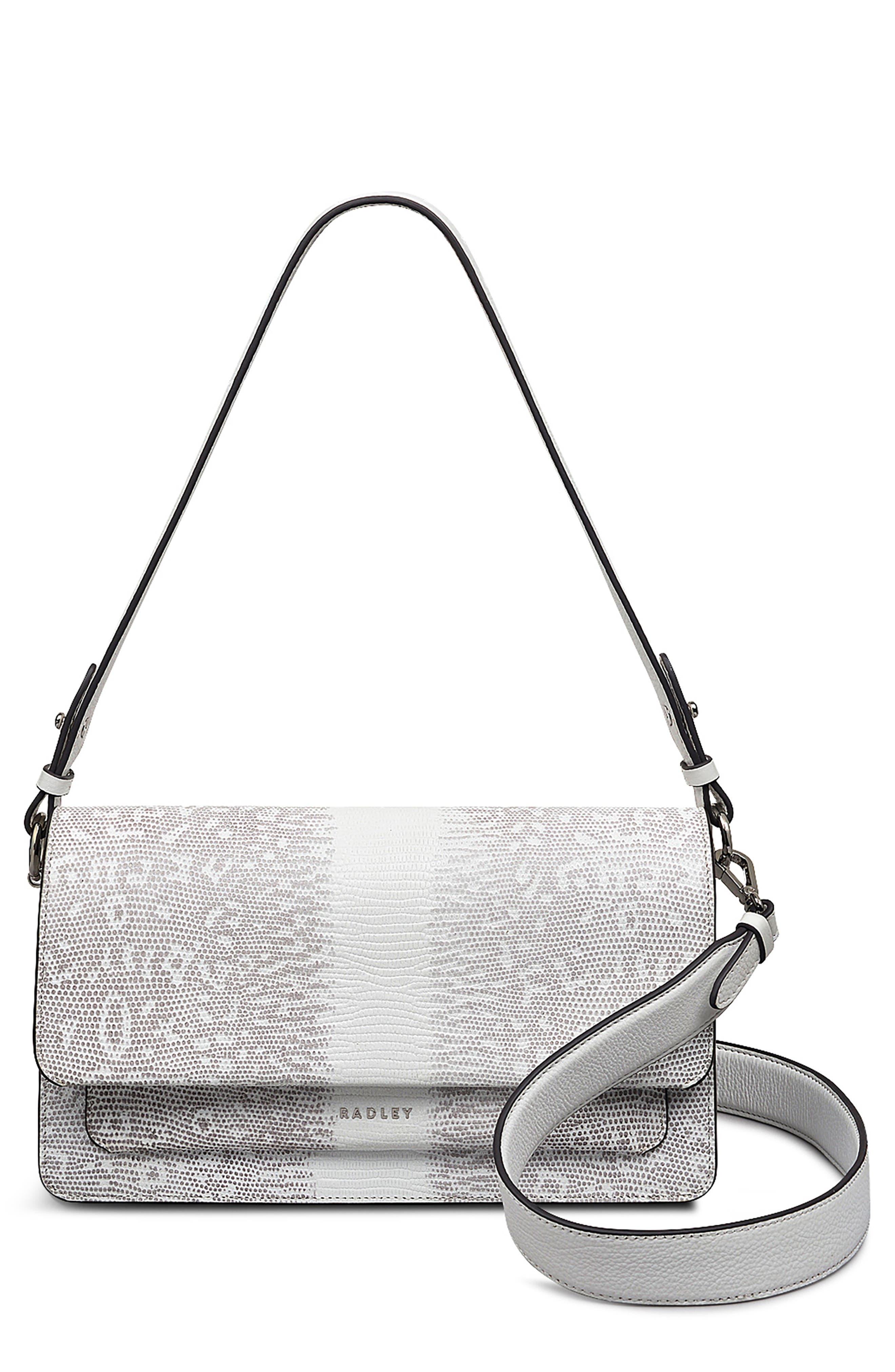 Radley Medium Lizard Embossed Leather Shoulder Bag