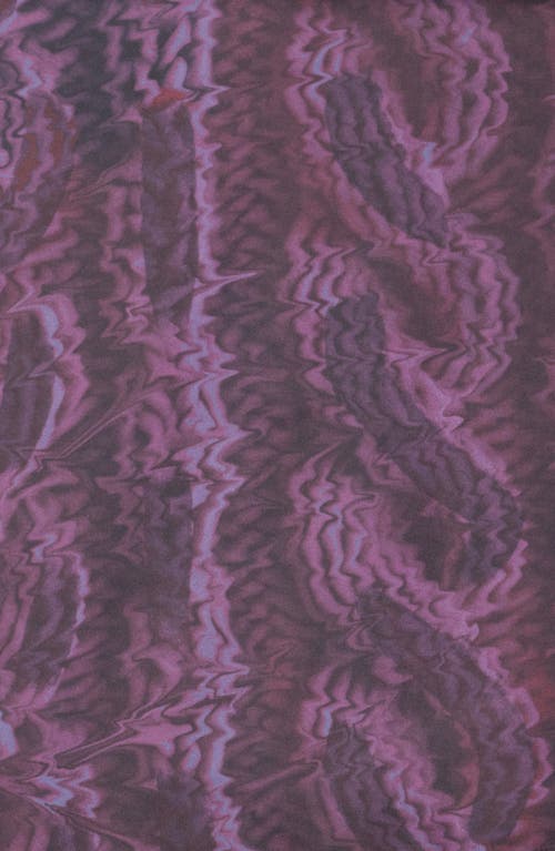 Steve Madden Square Satin Scarf In Purple