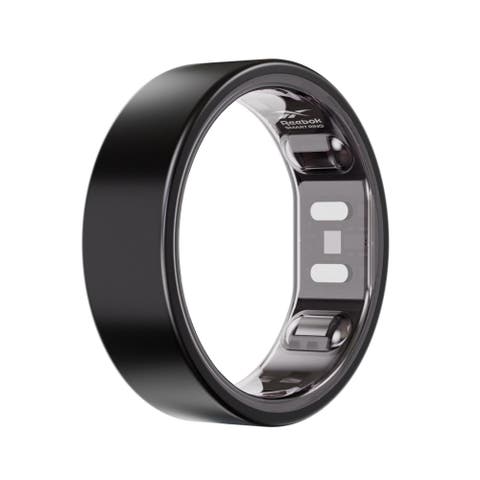 Smart Ring- Unisex-Matte Black, Fitness Ring-Wearable Technology-Fitness and Sleep Tracker-Monitors Wellbeing and Recovery