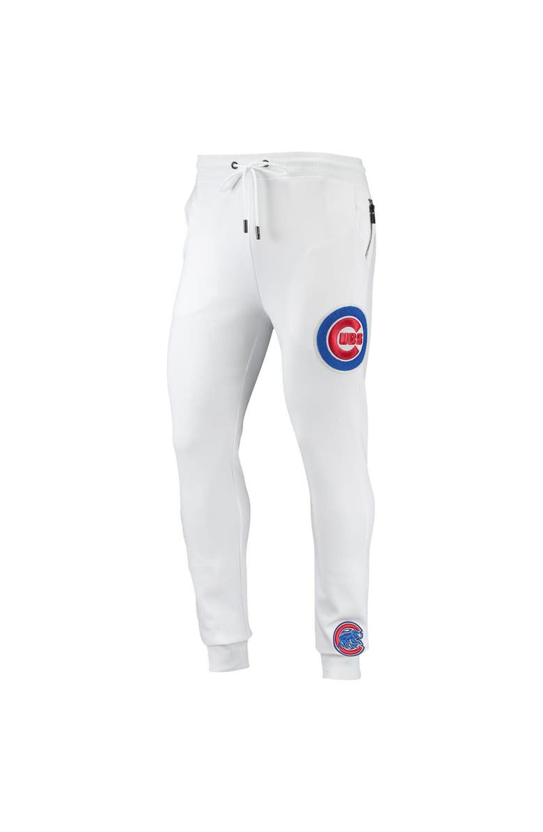 PRO STANDARD Men's Pro Standard White Chicago Cubs Team Logo Jogger Pants, Alternate, color, 