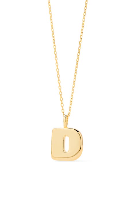 Letter Necklace - Bubble Letter Necklace