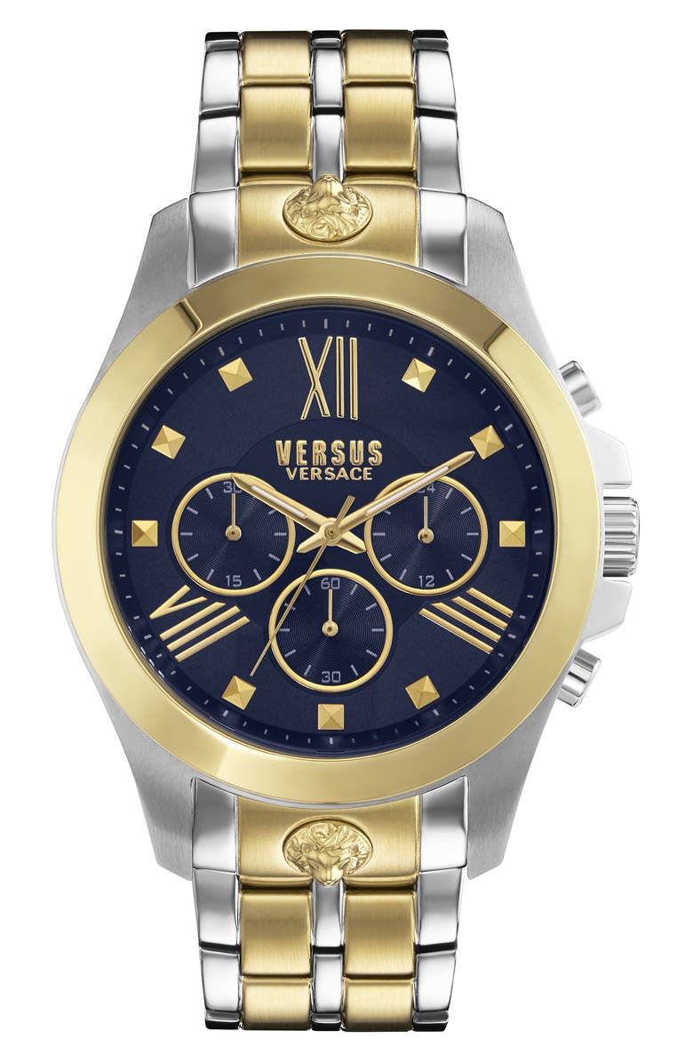 VERSUS Versace Chrono Lion Chronograph Bracelet Watch, 44mm, Main, color,