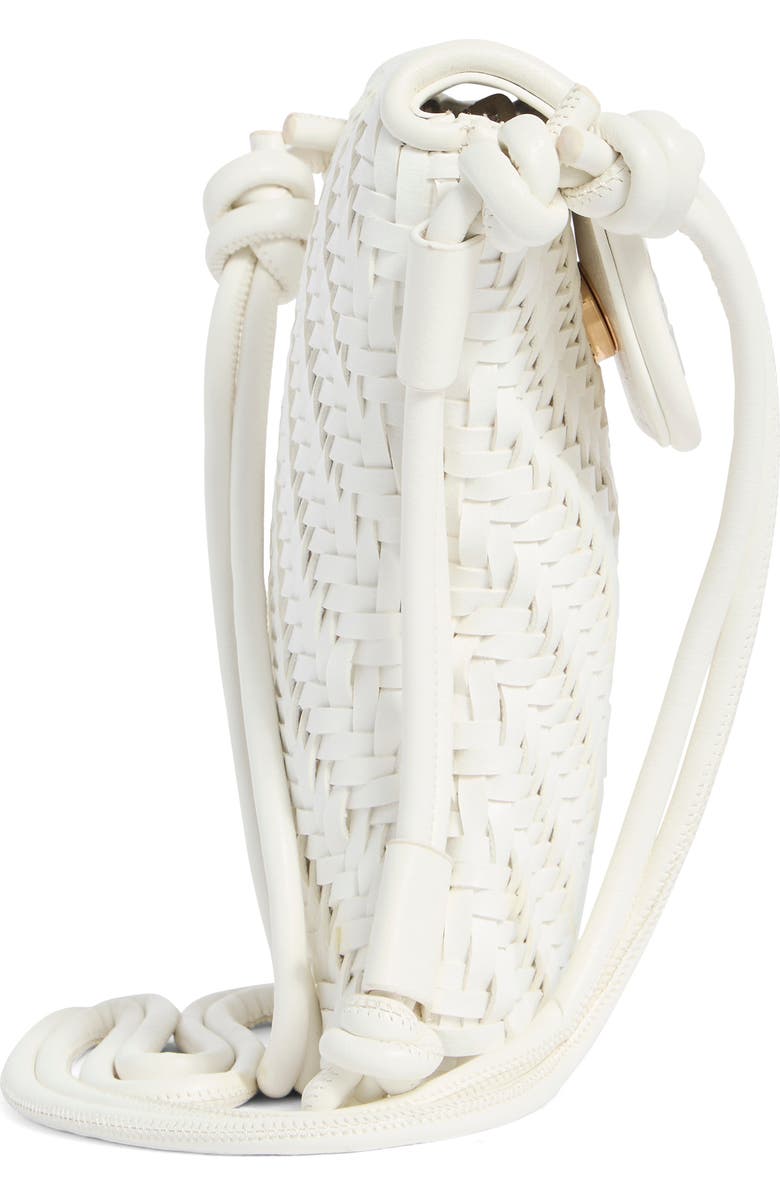 Dolce Vita Woven Crossbody Bag, Alternate, color, White