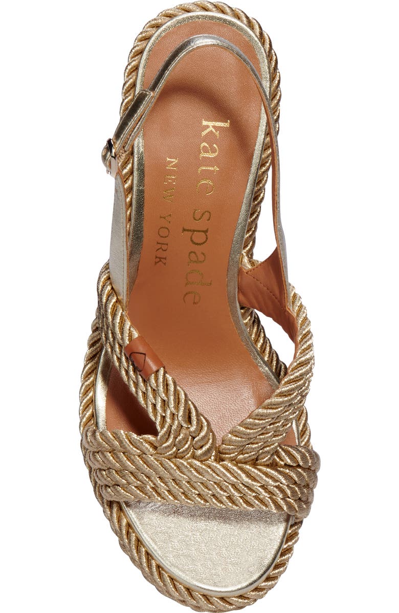 Kate Spade New York tahiti platform wedge sandal, Alternate, color,
