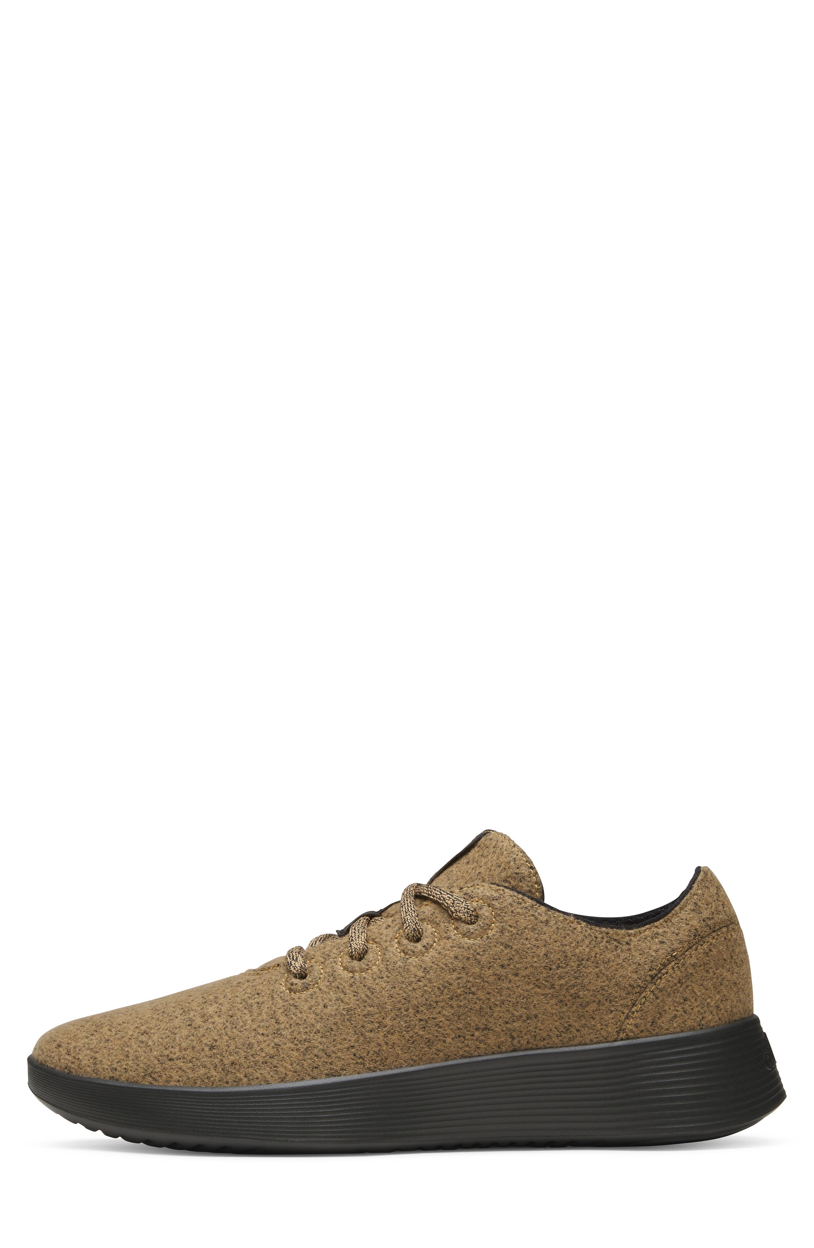 Allbirds Wool Runner Go Sneaker, Alternate, color, Stony Beige/ Dark Grey