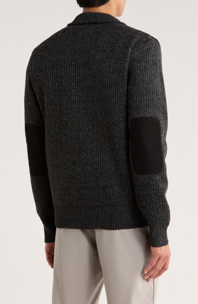 Buffalo Jeans Weldon Zip Cardigan, Alternate, color, Black Mix