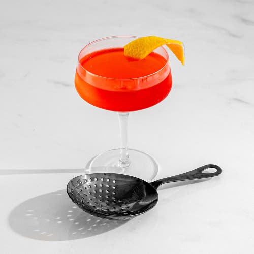 A Bar Above Black Julep Cocktail Strainer In Black