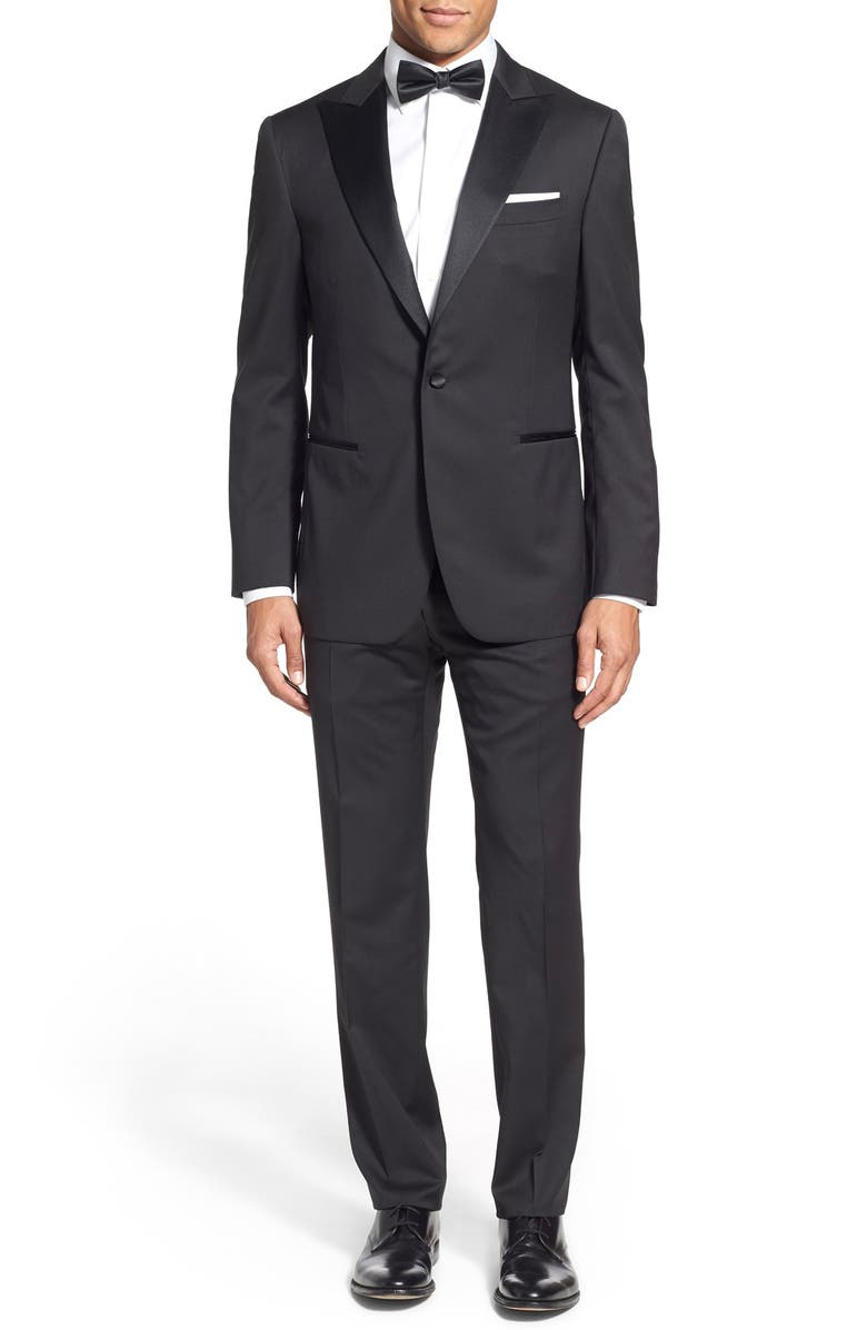 Pal Zileri Classic Fit Wool Tuxedo, Main, color, 