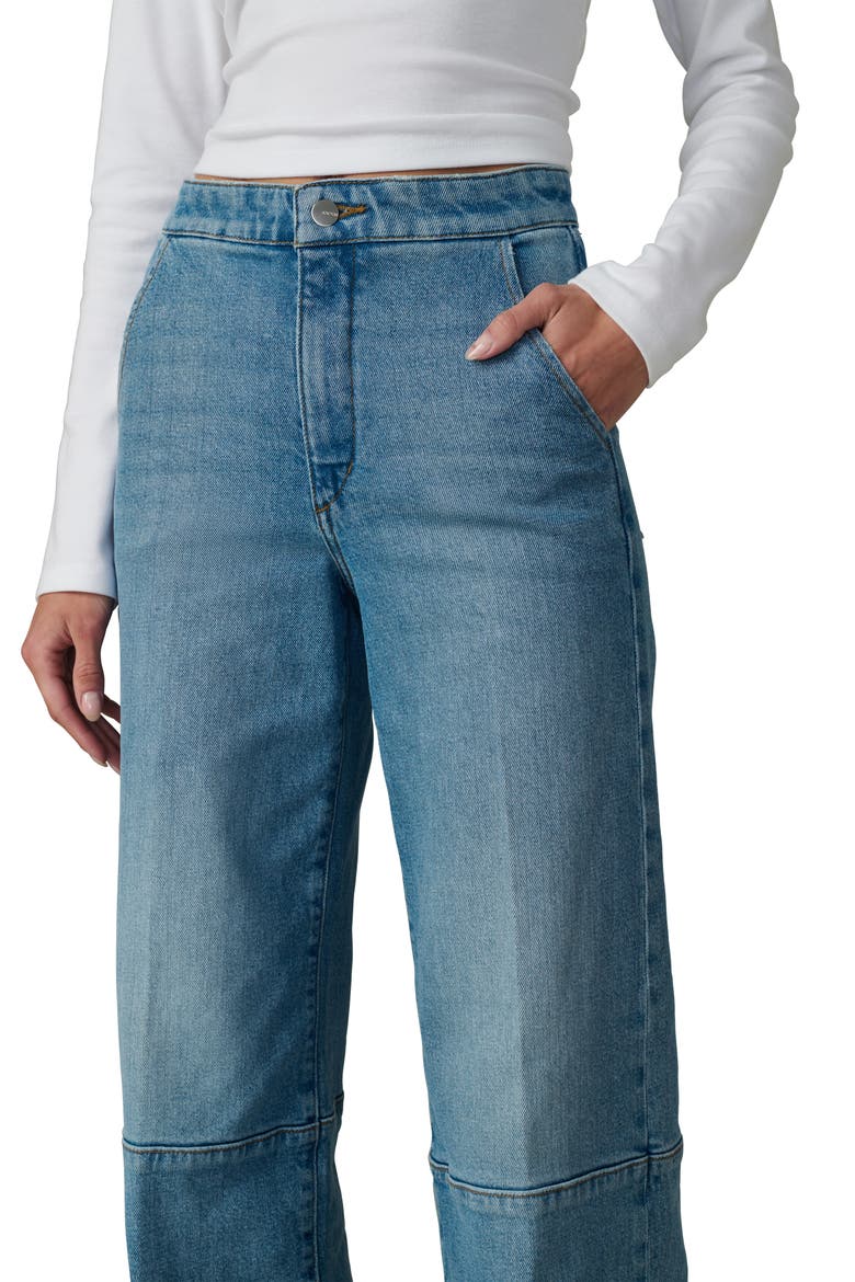 The Mia Seamed High Waist Wide Leg Jeans, Alternate, color, MIRACULOUS