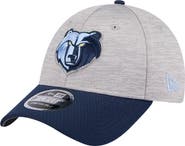 New Era Men's New Era Heather Gray/Navy Memphis Grizzlies Active Digi-Tech Two-Tone 9FORTY Adjustable Hat