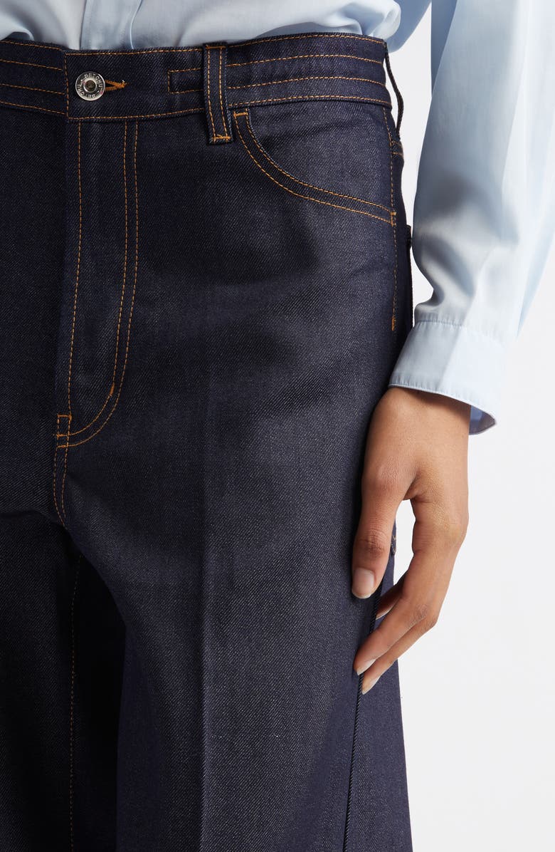 SETCHU Paper Denim Straight Leg Jeans, Alternate, color,