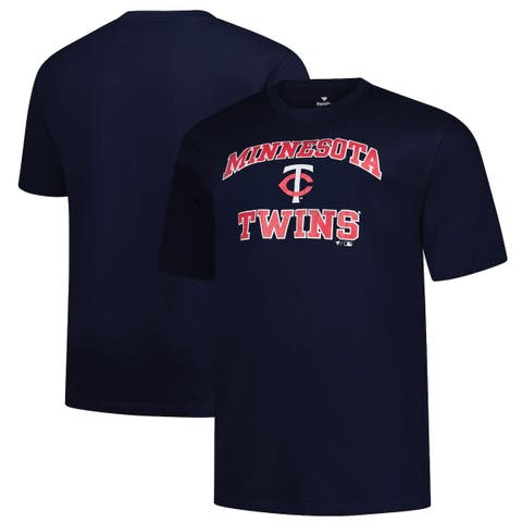 Men's Profile  Navy Minnesota Twins Big & Tall Heart & Soul T-Shirt