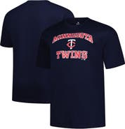 PROFILE Men's Profile  Navy Minnesota Twins Big & Tall Heart & Soul T-Shirt