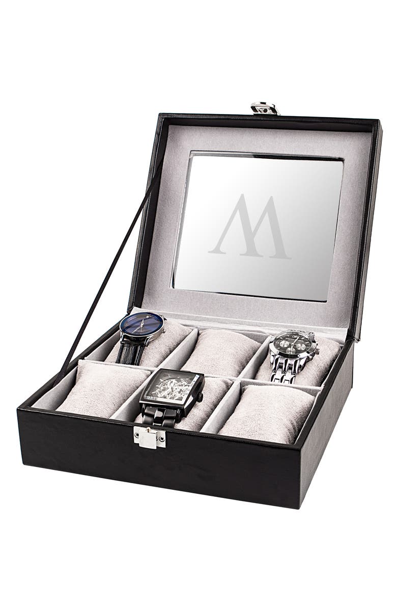 Cathy's Concepts Monogram Watch Box, Alternate, color, 