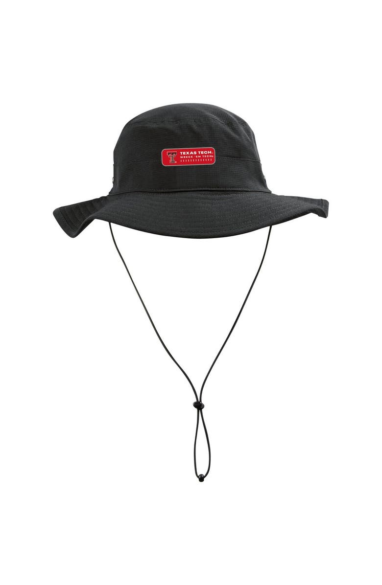 Under Armour Men's Under Armour Black Texas Tech Red Raiders Performance Boonie Bucket Hat, Main, color,