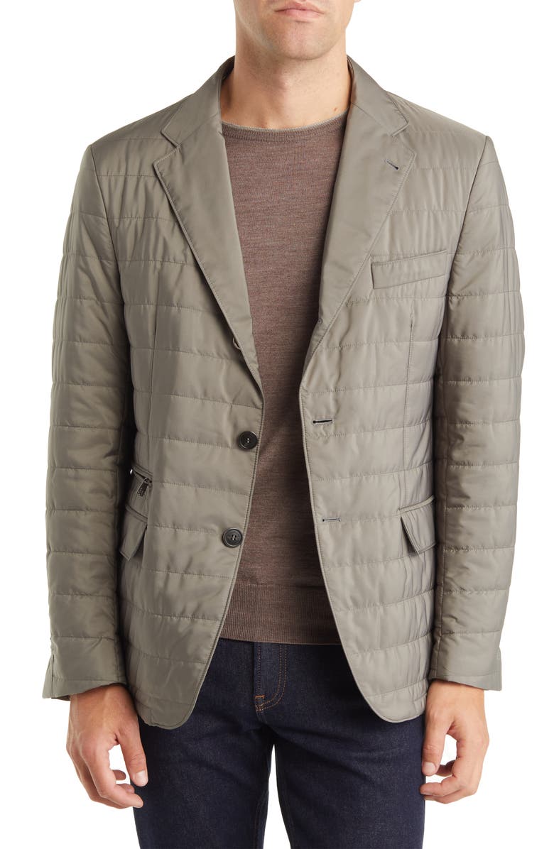 Corneliani Milestone Quilted Jacket, Alternate, color,