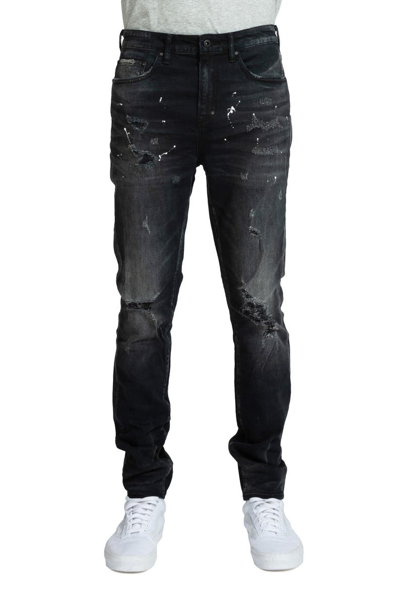Warlock Ripped Skinny Fit Jeans, Main, color, BRIDGTON