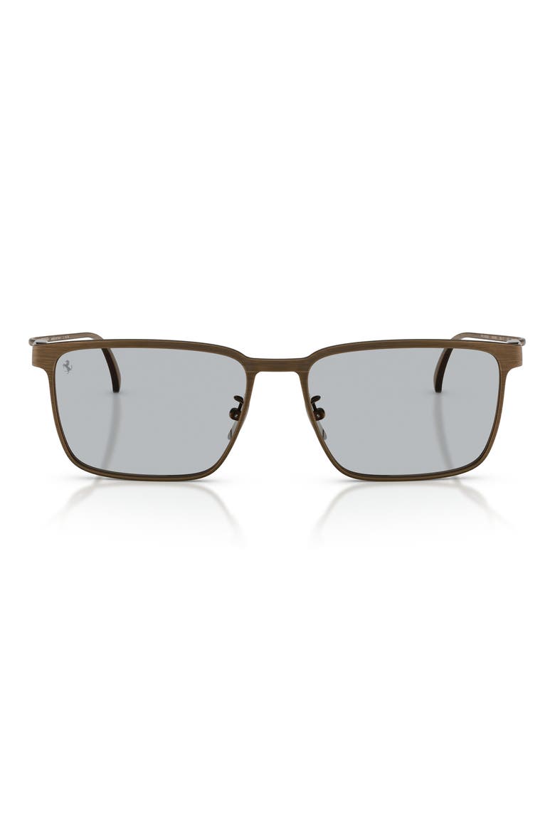 FH1033D 58mm Pillow Sunglasses, Main, color, GREY/ BROWN BRUSH / GREY