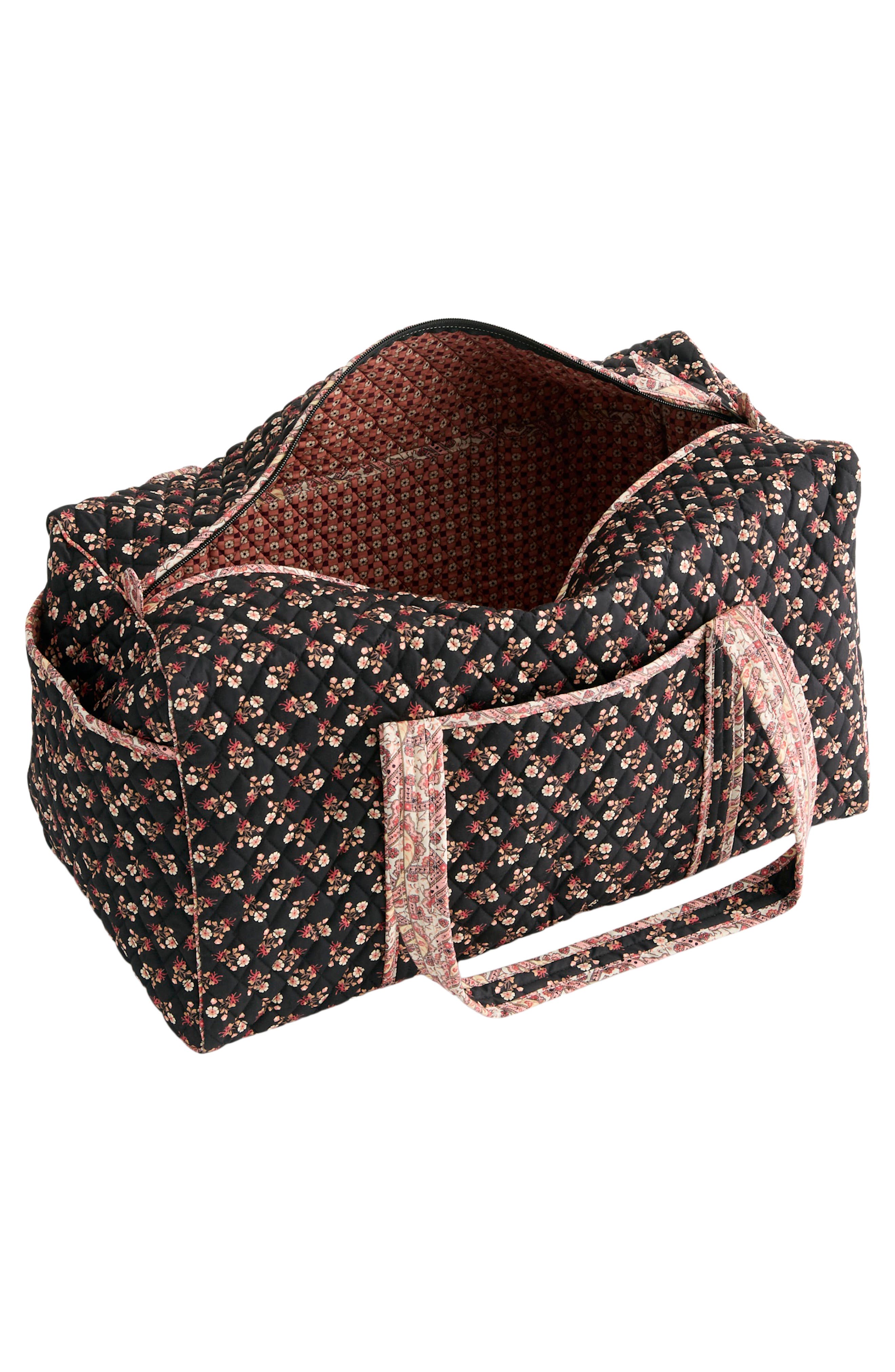 VERA BRADLEY Large Original Quilted Duffle Bag, Alternate, color, Melissa Ditsy