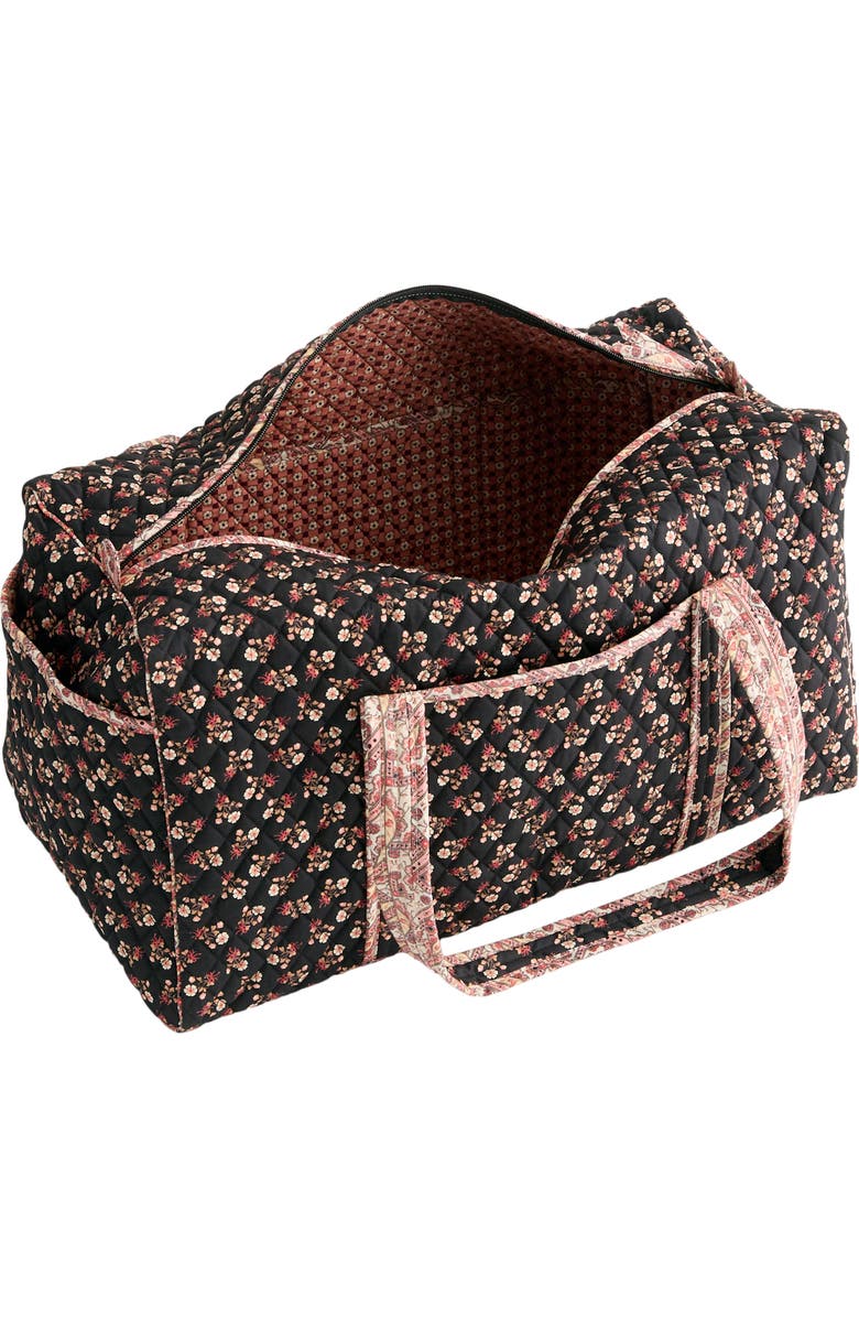 VERA BRADLEY Large Original Quilted Duffle Bag, Alternate, color, Melissa Ditsy