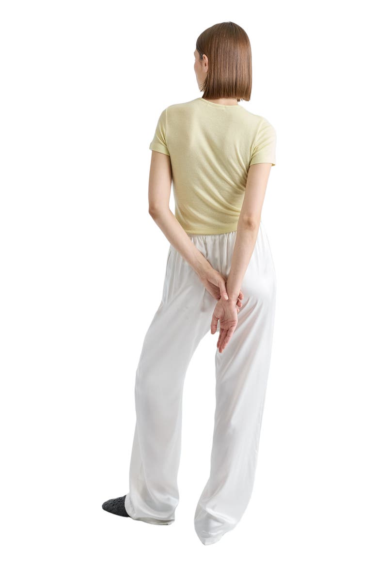 Short Sleeve Knit Top, Alternate, color, Yellow