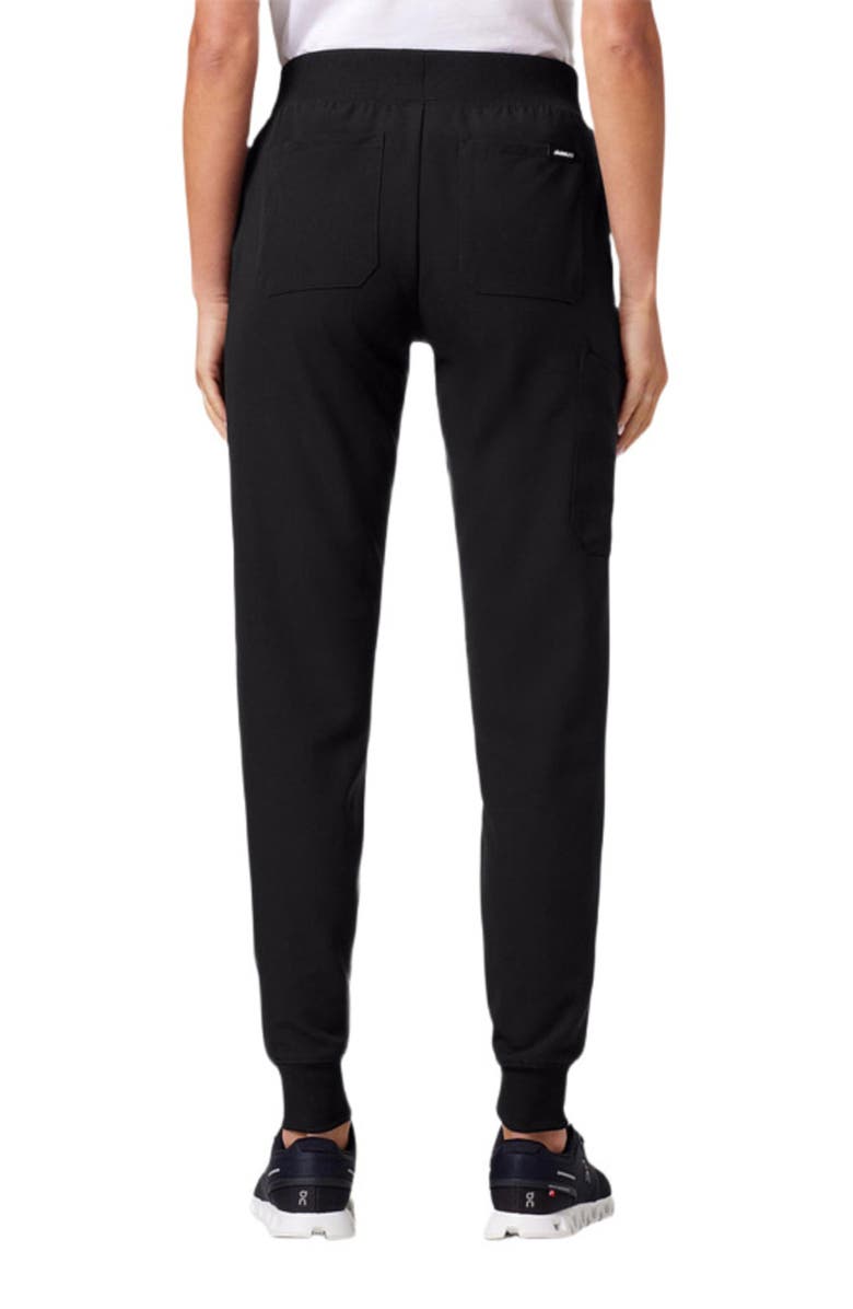 JAANUU Silex Women's 6-Pocket Slim Mid-Rise Scrub Jogger, Alternate, color, Black