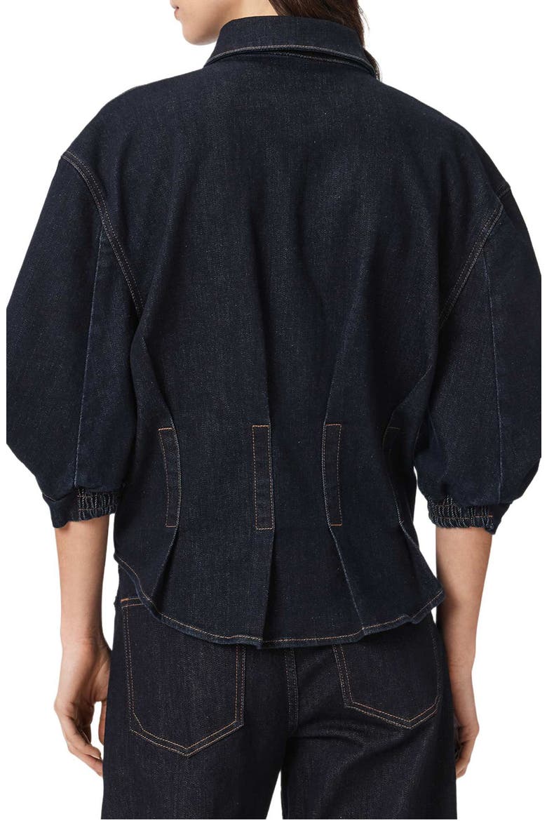 Nancy Denim Shirt, Alternate, color, RINSE WASH INDIGO