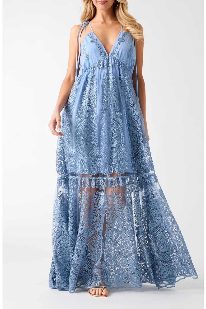 Karima Embroidered Lace Maxi Dress, Main, color, F7MH-OPEN