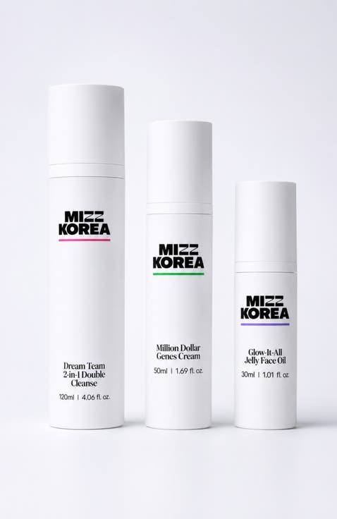 Korean Skincare K-Beauty Nourishing And Glowing Skin Revival 3-Piece Set