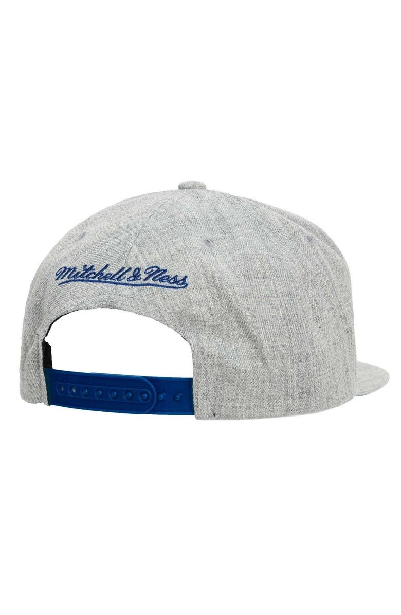 Mitchell & Ness Men's Mitchell & Ness Heather Gray Houston Rockets Hardwood Classics 2.0 Snapback Hat, Alternate, color,
