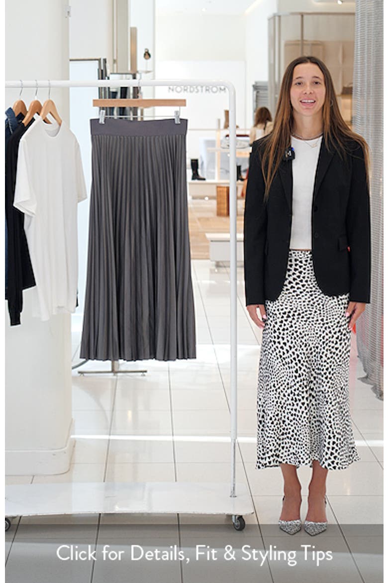 Seren Pleated Midi Skirt video