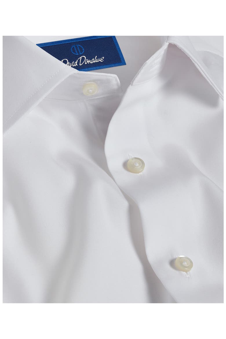 Slim Fit French Cuff Cotton Broadcloth Dress Shirt, Alternate, color, WHITE