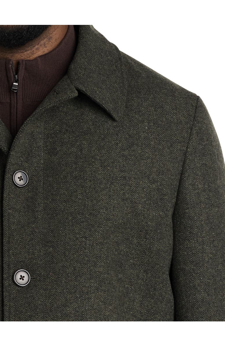 Michael Kors Kurt Overcoat, Alternate, color, Olive