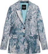 Desigual Floral Mixed Print Stretch Cotton Jacket