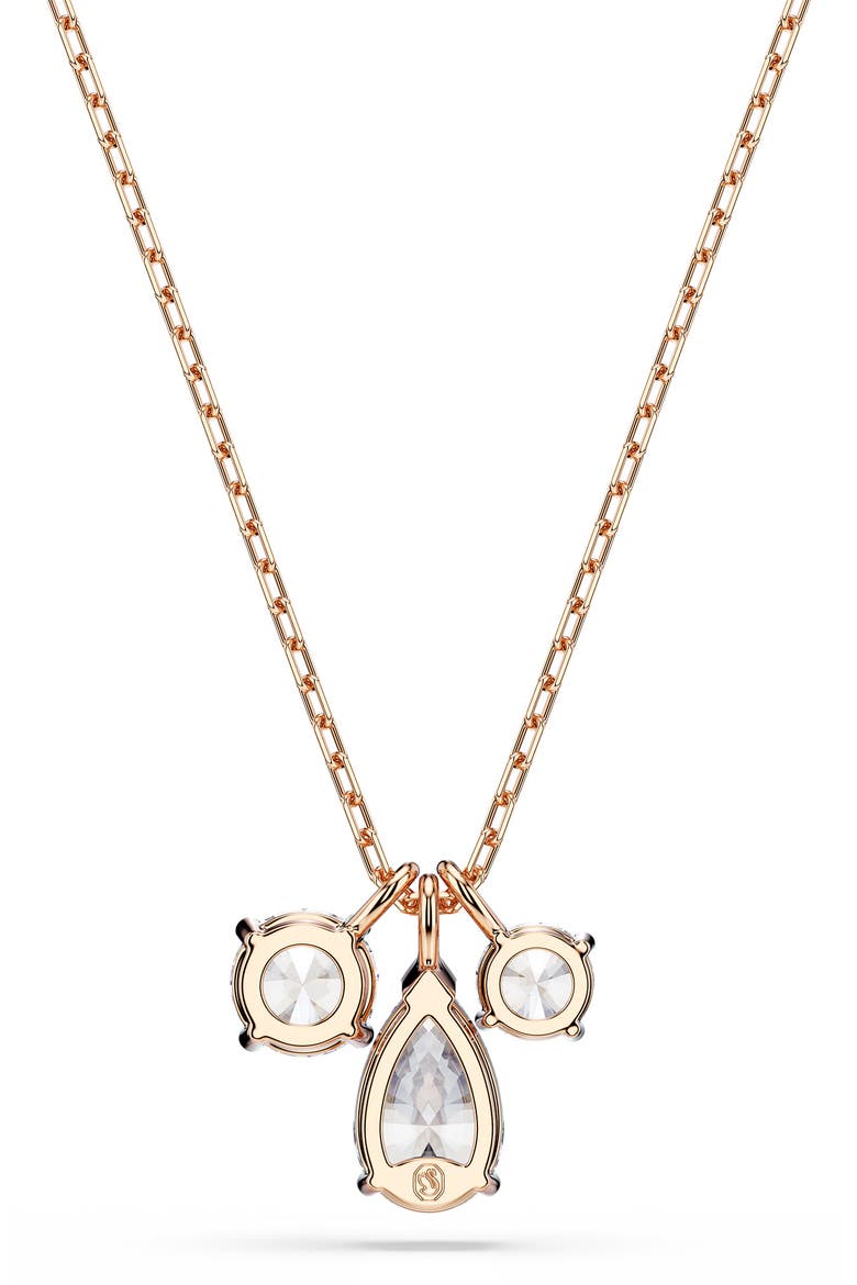 Mesmera Pendant Necklace, Alternate, color, ROSE GOLD/ WHITE