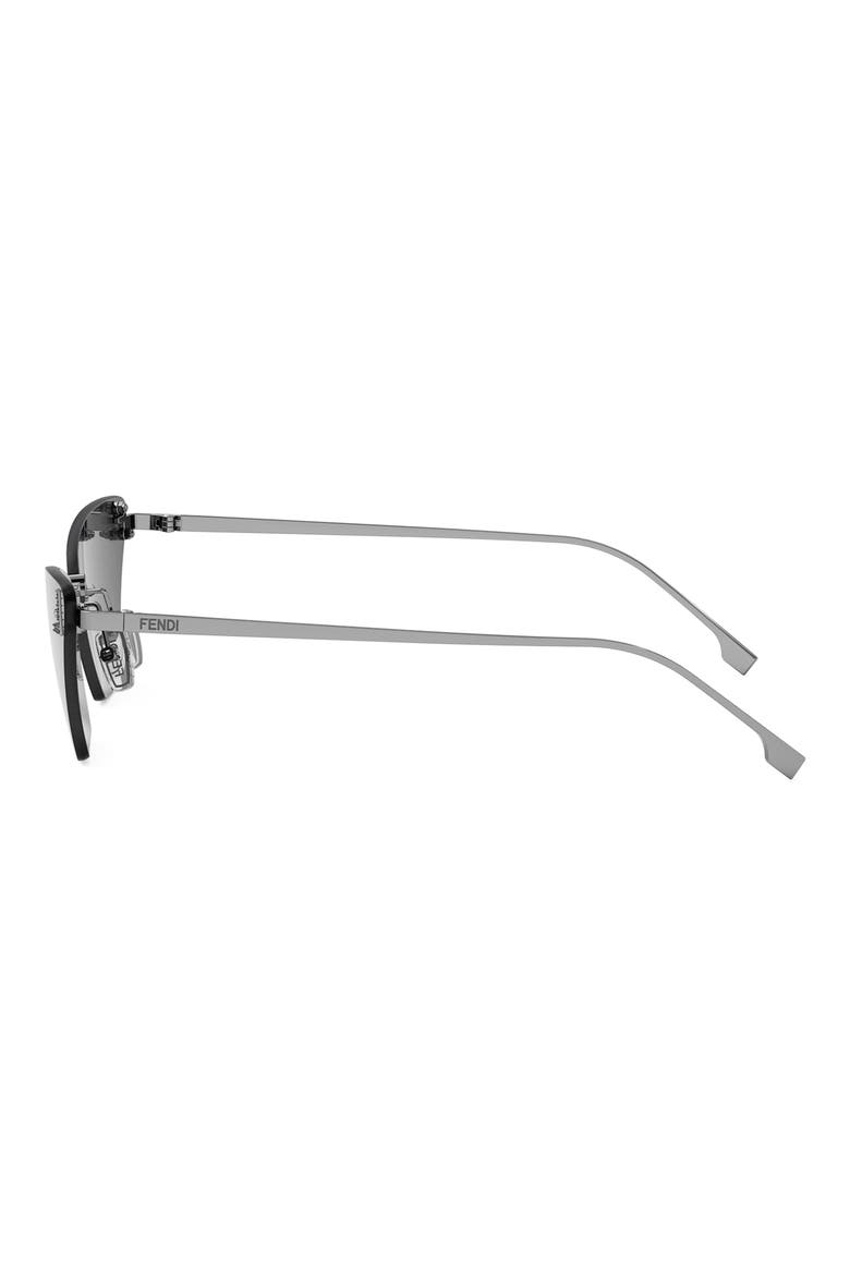 First Crystal 57mm Cat Eye Sunglasses, Alternate, color, GRYO/ROVXG