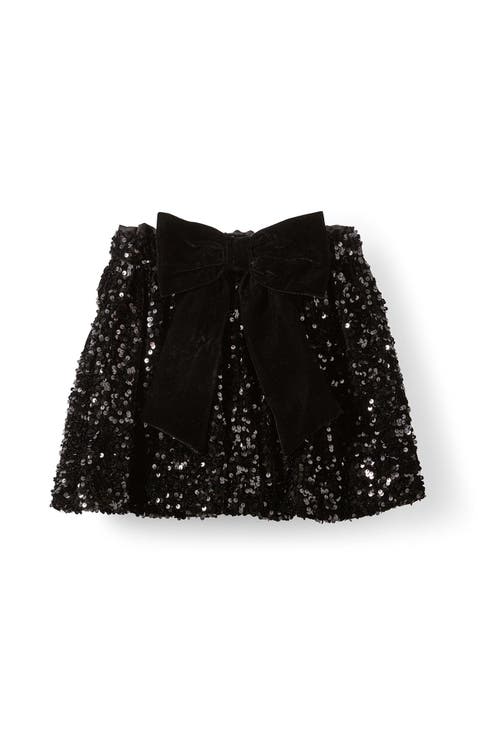 Kid's Daisy Embellished Bow Bubble Skirt