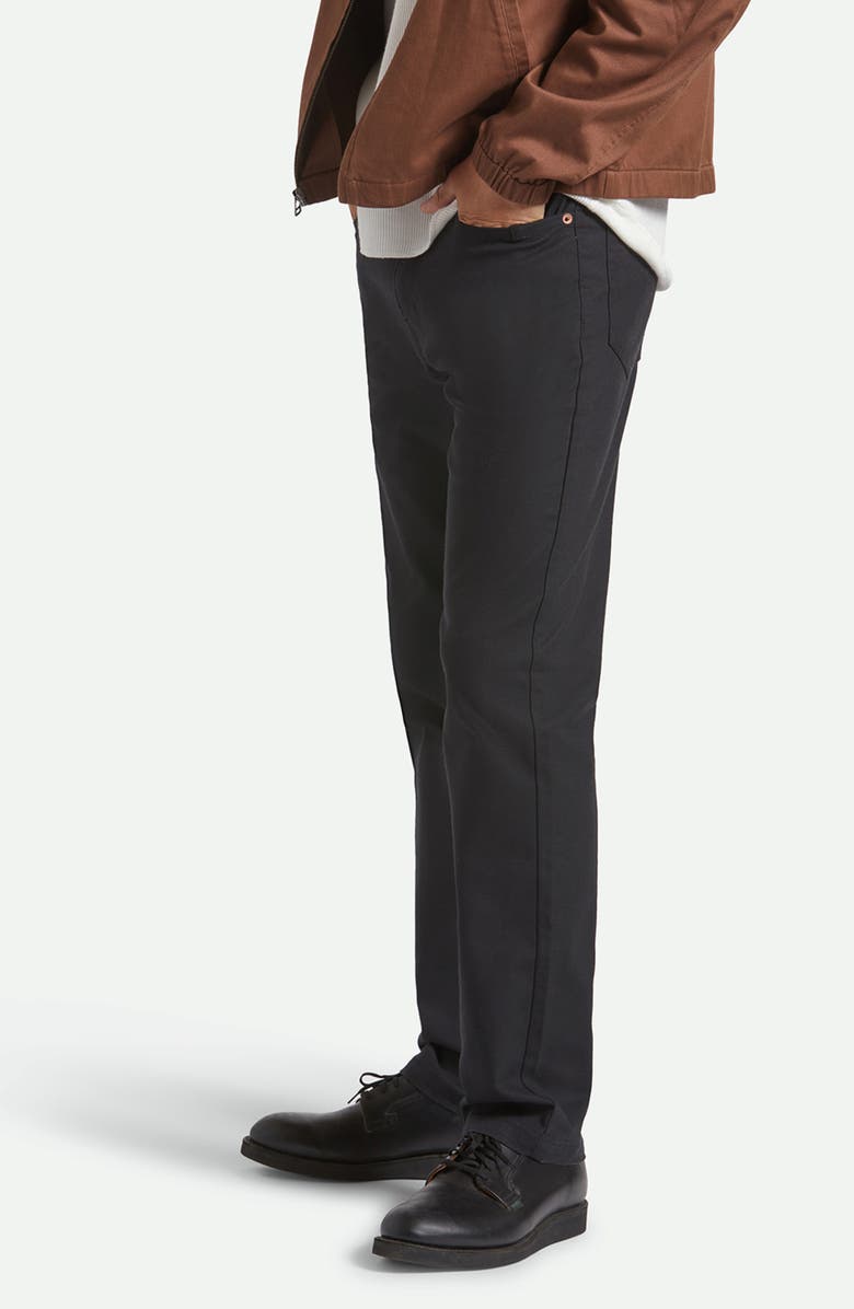 Brixton Builders Five-Pocket Pants, Alternate, color, Black