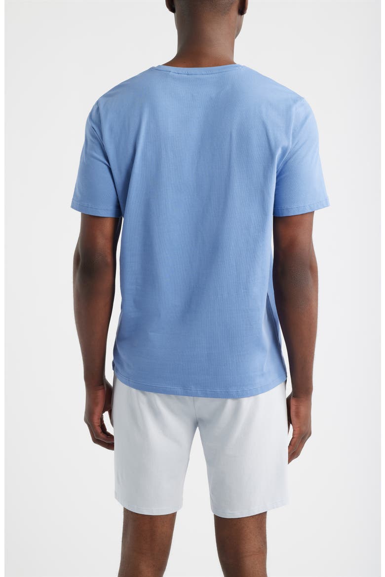 Mix Match Stretch Cotton Pajama T-Shirt, Alternate, color, LIGHT/ PASTEL BLUE