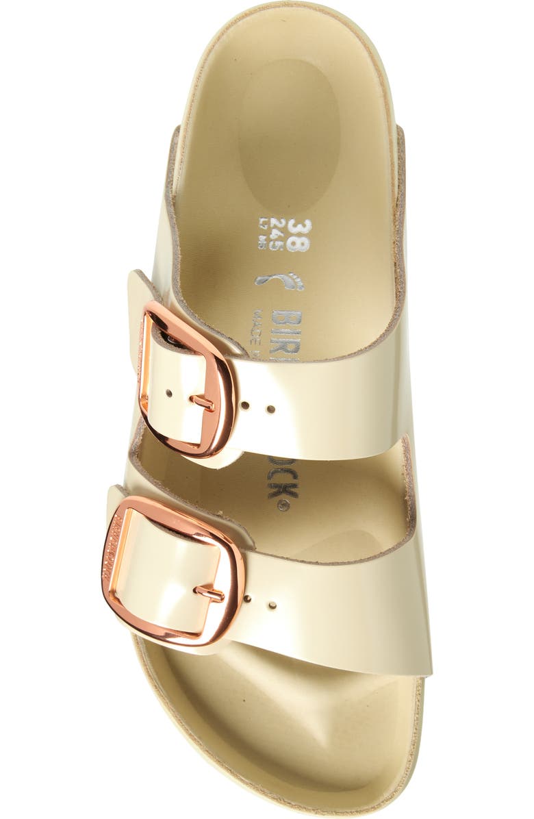 Birkenstock Arizona Exquisite Big Buckle Sandal, Alternate, color, Ecru