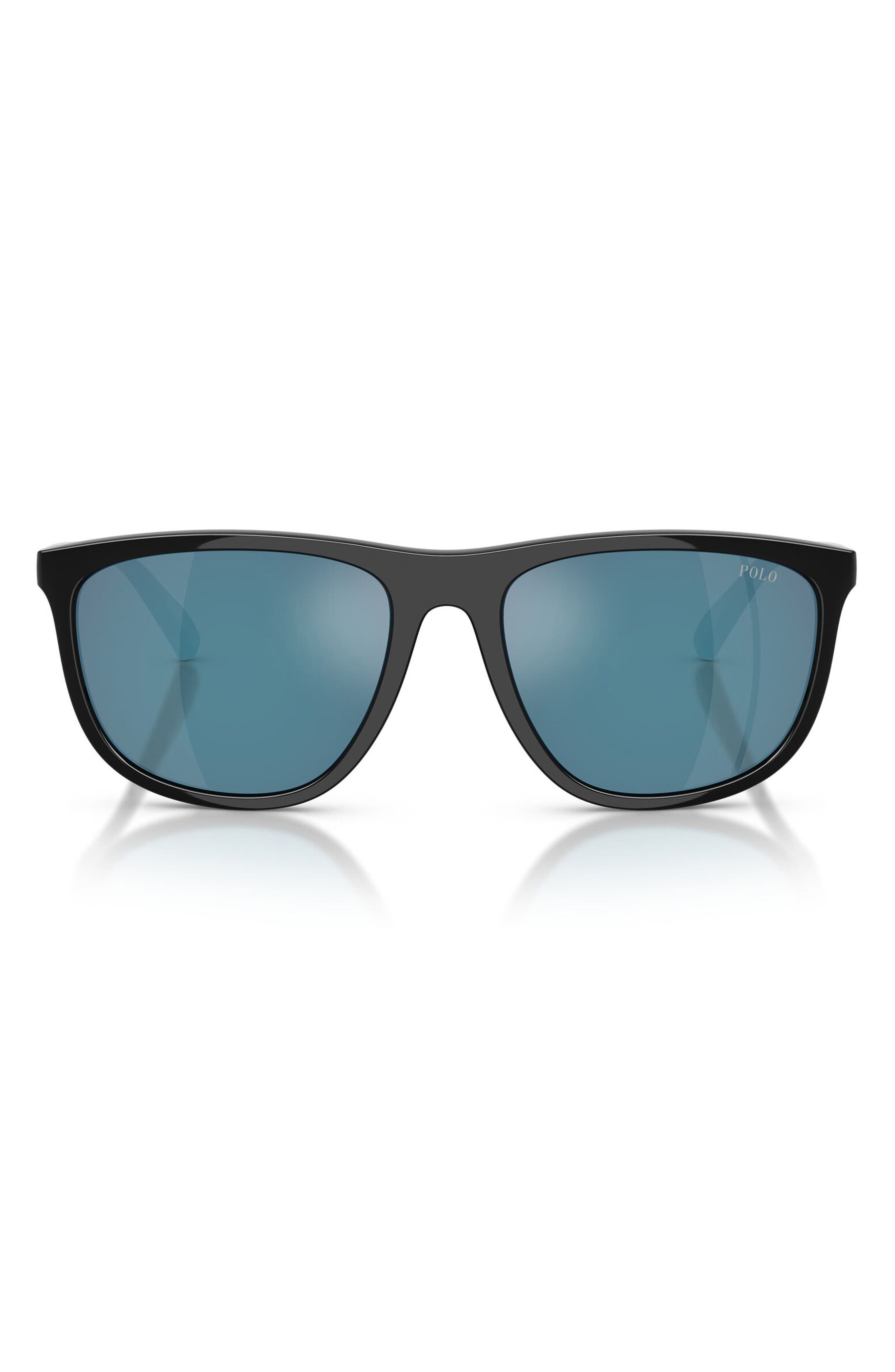 SHINY BLACK / MIRROR BLUE