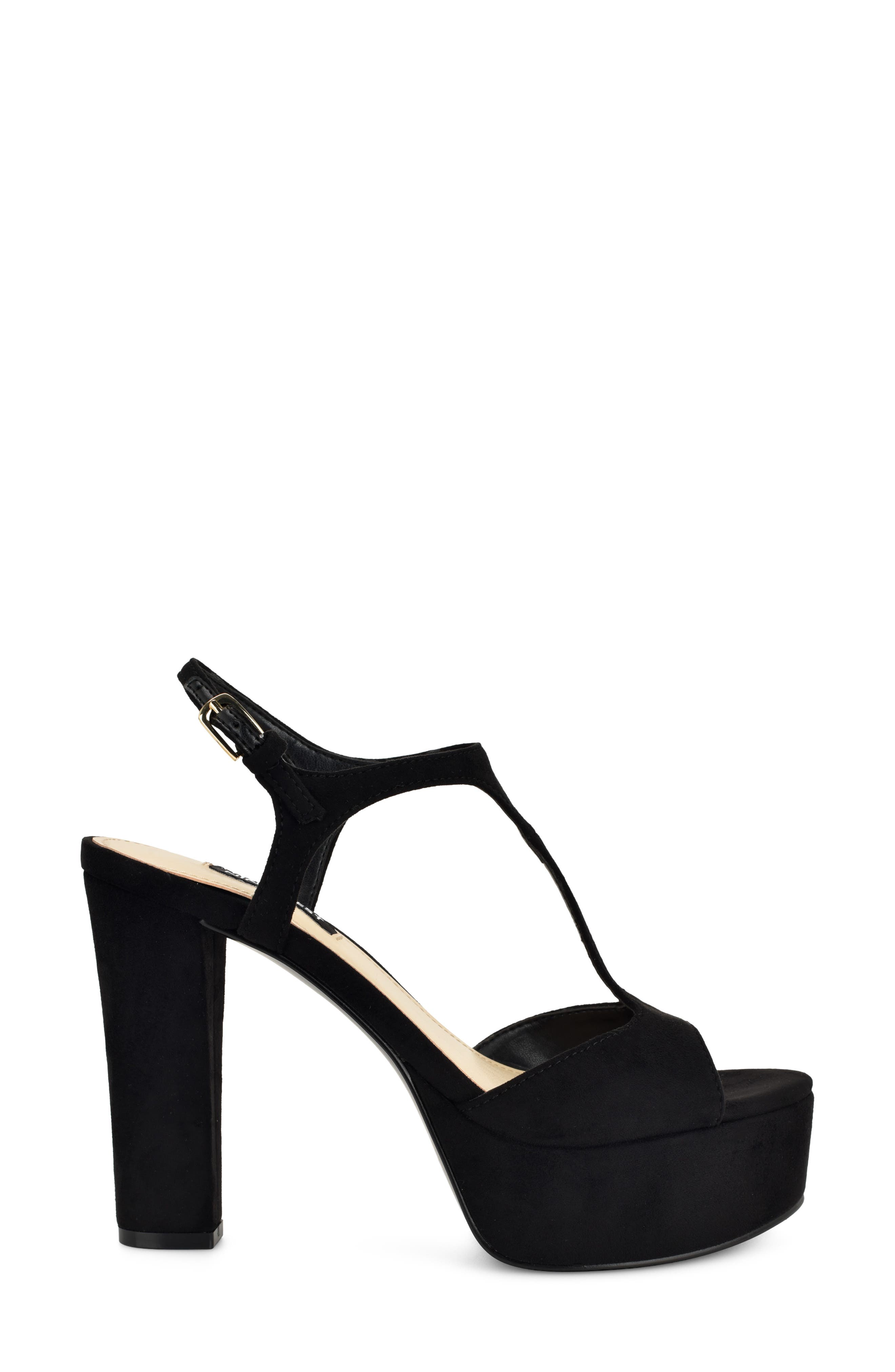 Naini Platform Sandal, Alternate, color, BLACK