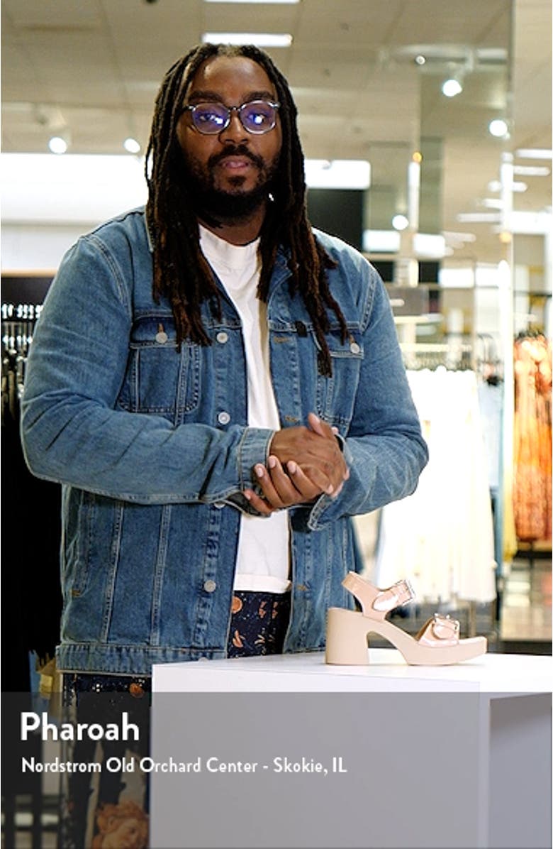 Vela Ankle Strap Platform Sandal, sales video thumbnail