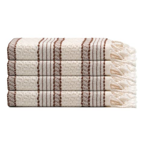 Sylvie Turkish Cotton Hand & Kitchen Towel Bundle