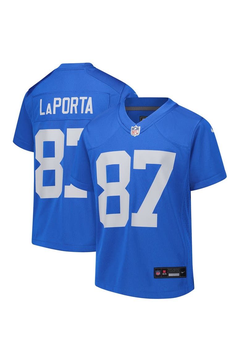 Youth Nike Sam LaPorta  Blue Detroit Lions Alternate Game Jersey, Alternate, color, Blue