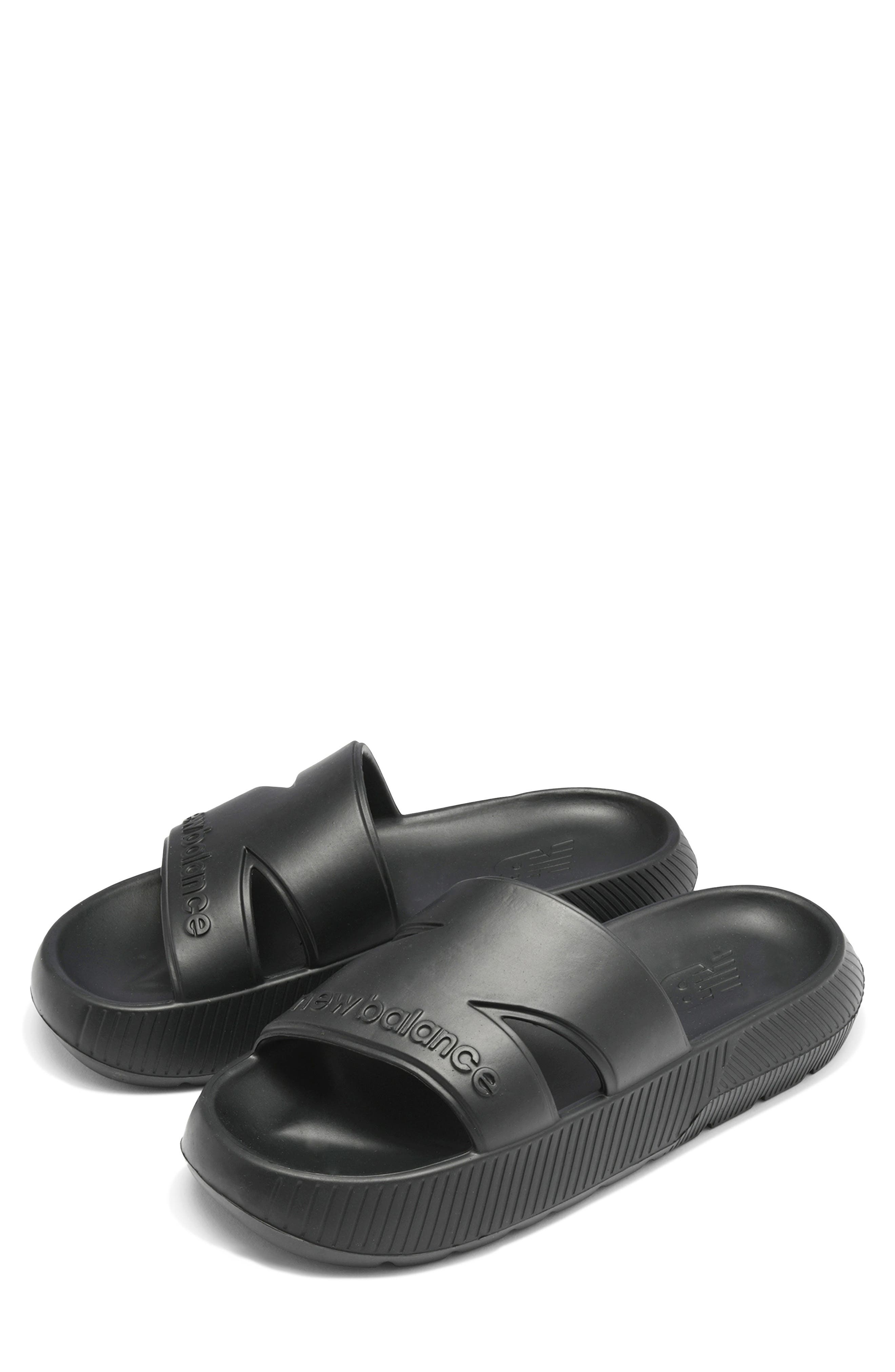 New Balance 200XL Slide Sandal, Main, color, Black